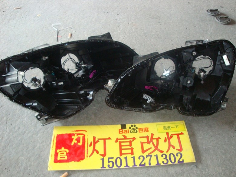 c260改裝雙透鏡氙氣燈