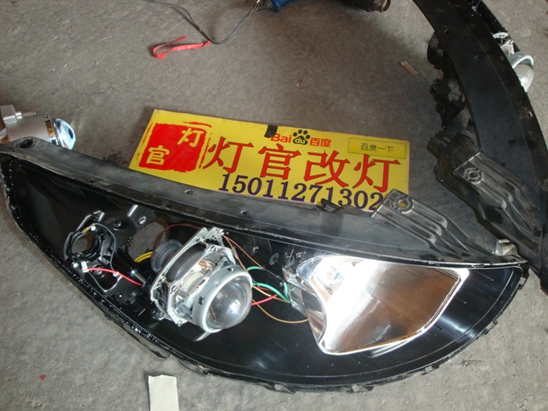 ix35改裝雙透鏡氙氣燈