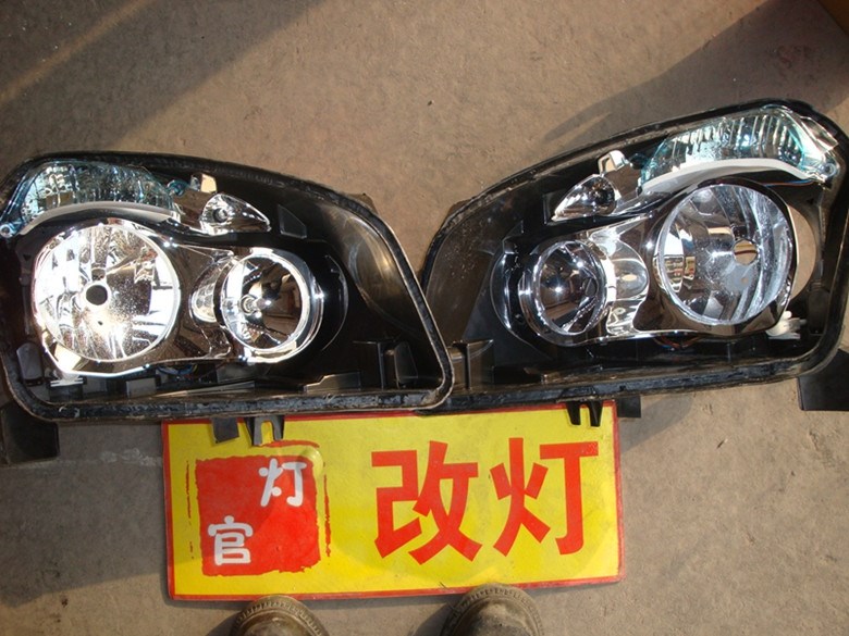 白逍客改裝雙透鏡氙氣燈