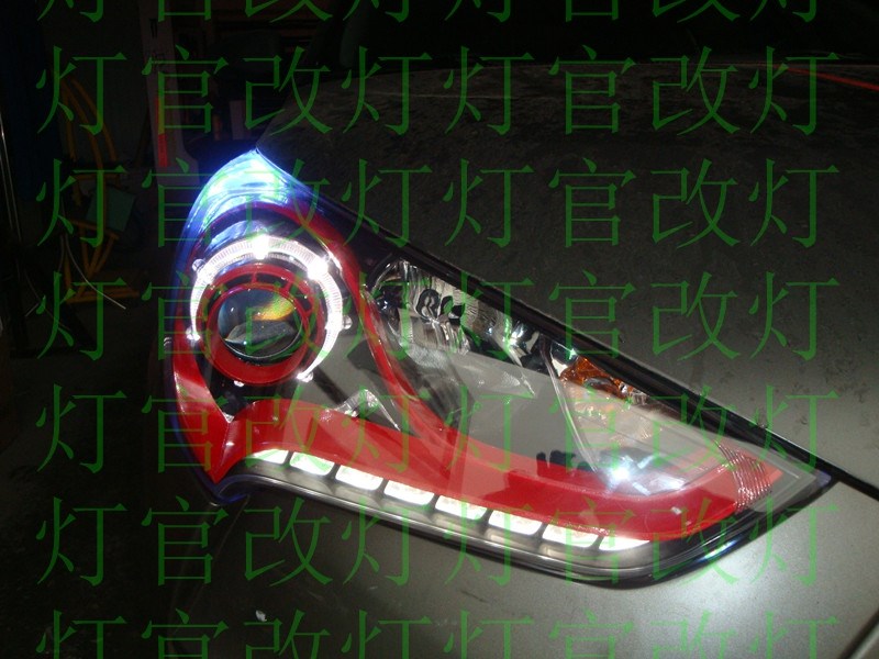 飛思改裝雙透鏡氙氣燈