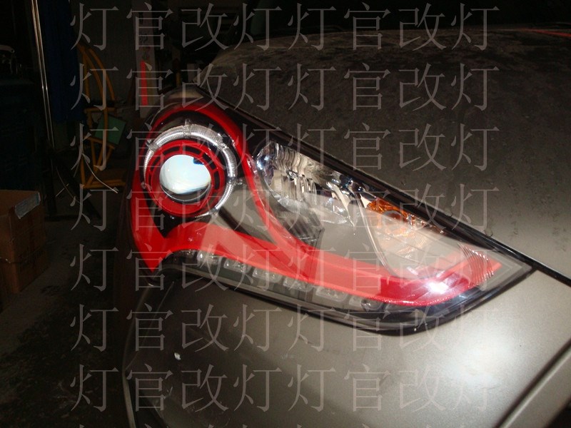 飛思改裝雙透鏡氙氣燈
