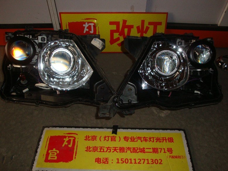 凌志570改裝雙透鏡氙氣燈