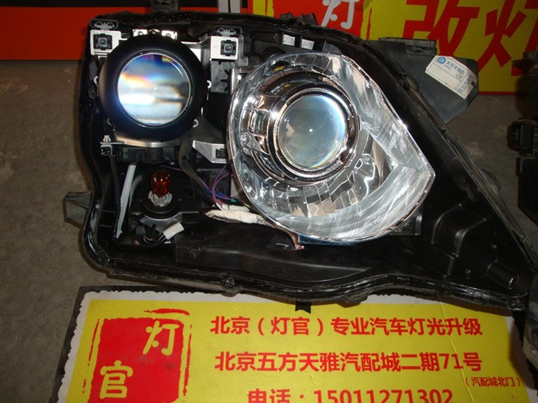凌志570改裝雙透鏡氙氣燈