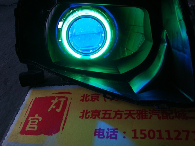 灰科魯茲改裝雙透鏡氙氣燈