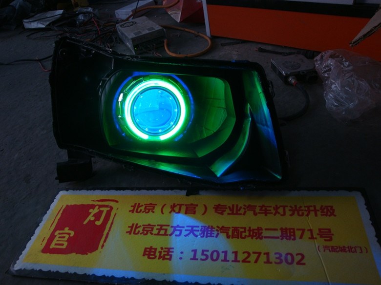 灰科魯茲改裝雙透鏡氙氣燈