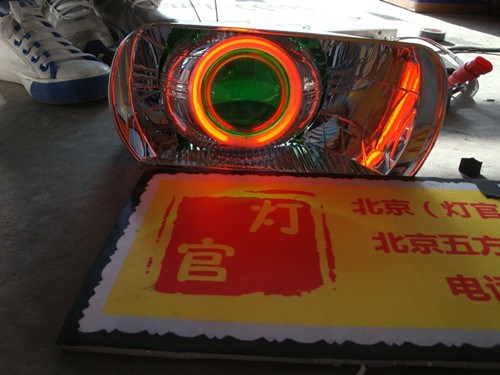 菱帥改裝雙透鏡氙氣燈