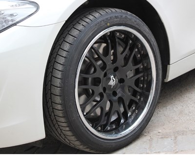 【車鎮(zhèn)改裝】寶馬新款5系改HAMANN排氣 / HAMANN 18寸鍛造輪轂