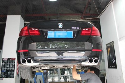 【車鎮(zhèn)改裝】寶馬535改EINSMANN排氣 / 20寸輪轂 / KW避振