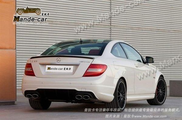 奔馳C級(jí)W204改C63AMG包圍奔馳C級(jí)改C63AMG排氣W204改C63AMG套件奔馳改AMG大包圍奔馳改AMG輪轂