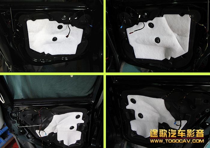 佛山音響改裝·途歌汽車(chē)影音：MINI全車(chē)俄羅斯STP隔音