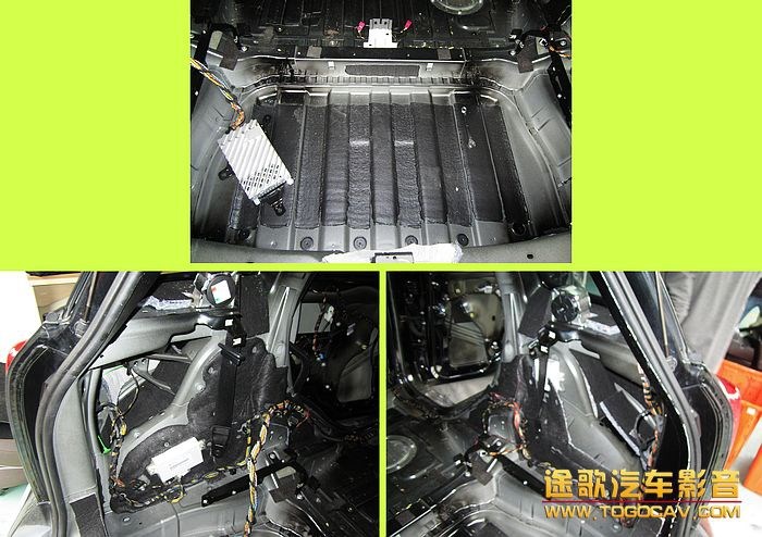 佛山音響改裝·途歌汽車(chē)影音：MINI全車(chē)俄羅斯STP隔音