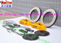 BREMBO卡宴六活塞黃色剎車套裝 (32)