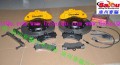BREMBO卡宴六活塞黃色剎車套裝 (2)