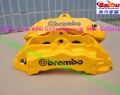 BREMBO卡宴六活塞黃色剎車套裝 (60)