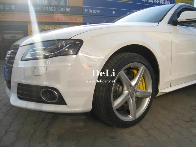 大連德利汽車改裝奧迪A4L改裝Brembo鮑魚剎車