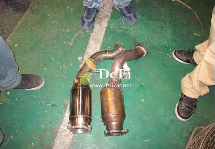 大連汽車改裝A4L改裝艾巴赫防傾桿B12避震排氣改裝輪轂