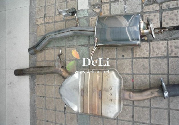 大連汽車改裝A4L改裝艾巴赫防傾桿B12避震排氣改裝輪轂