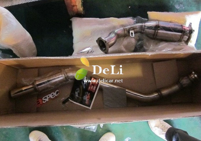 大連汽車改裝A4L改裝艾巴赫防傾桿B12避震排氣改裝輪轂