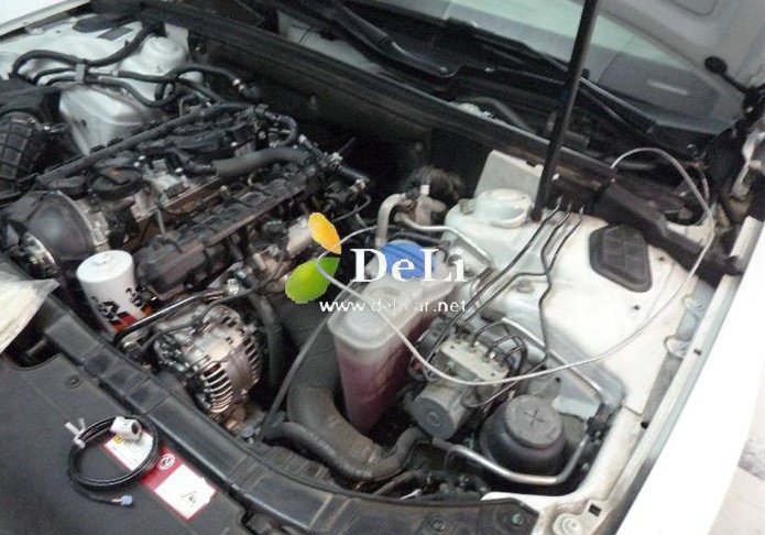 大連汽車改裝A4L改裝艾巴赫防傾桿B12避震排氣改裝輪轂