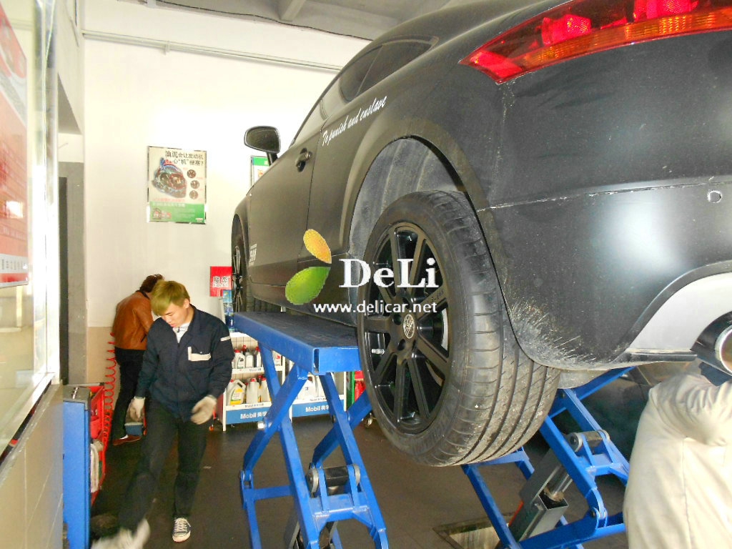 大連改裝店奧迪TT改裝AP7040鮑魚剎車排氣