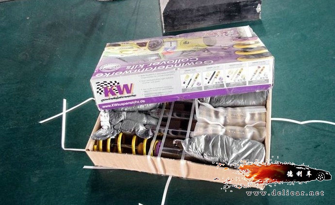 大連德利汽車改裝寶馬325i KW v3避震