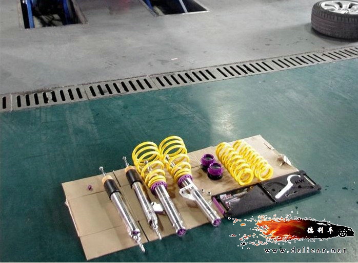 大連德利汽車改裝寶馬325i KW v3避震