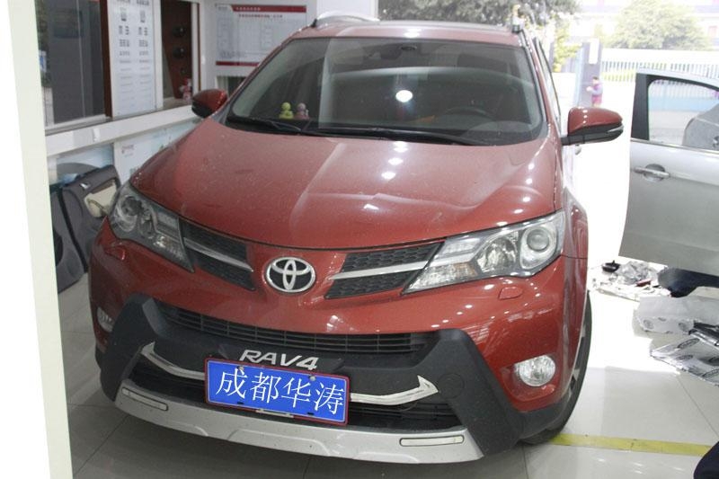 成都華濤豐田RAV4汽車音響改裝升級曼斯特和全車大能隔音