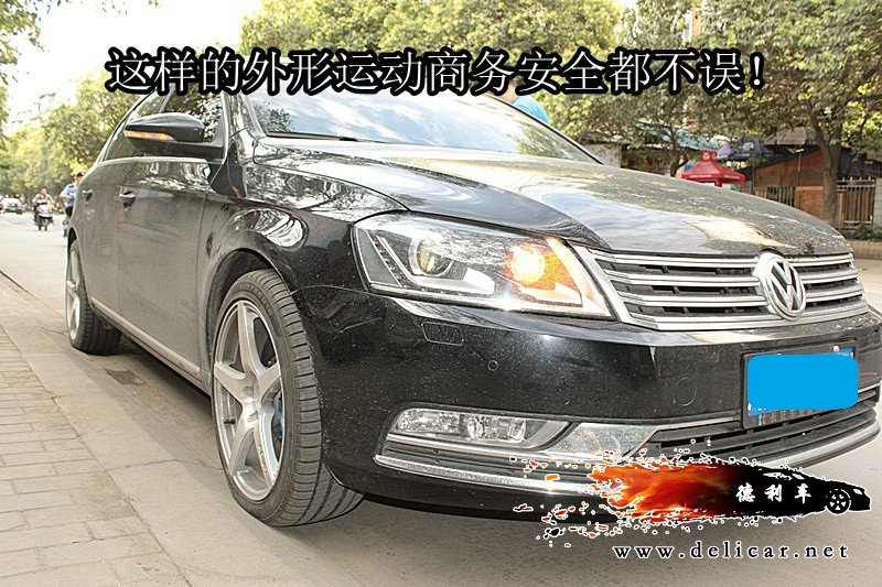 大連德利汽車改裝邁騰升級(jí)前后UPSOAR剎車套裝作業(yè)