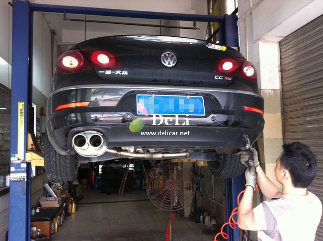 大連德利汽車改裝大眾CC改VANHOOL排氣