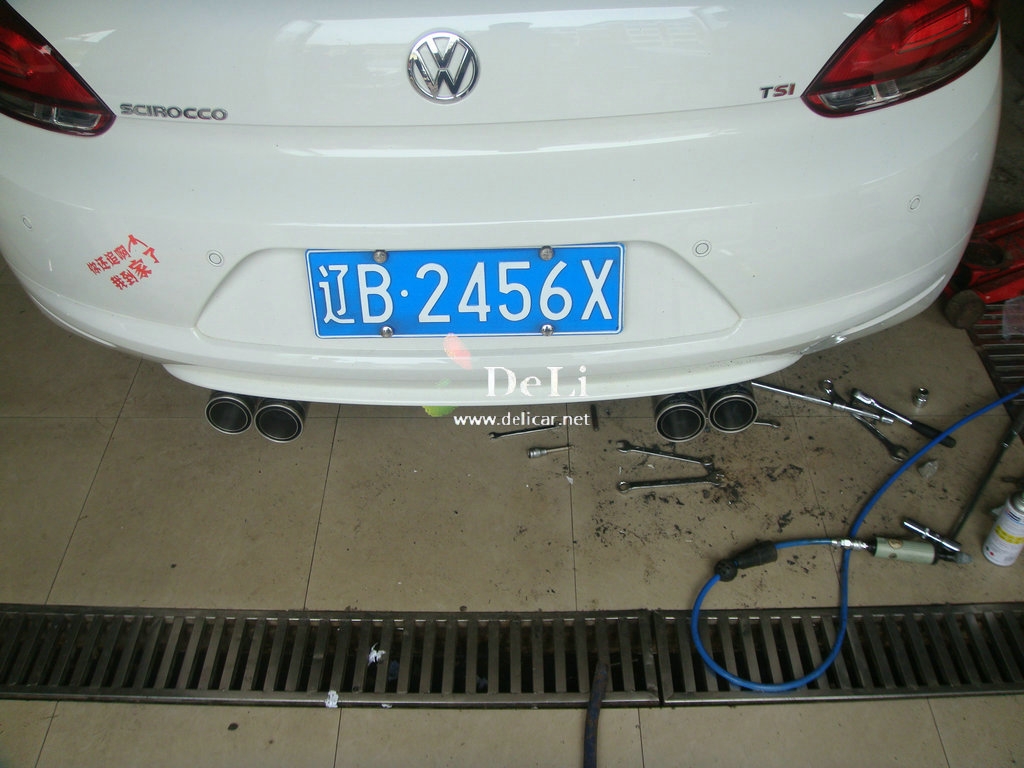 大連德利汽車改裝尚酷改裝B12避震 REMUS排氣