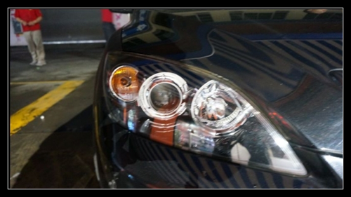 马自达3改装奥迪原装位双光透镜 国产灯泡 快起安定器