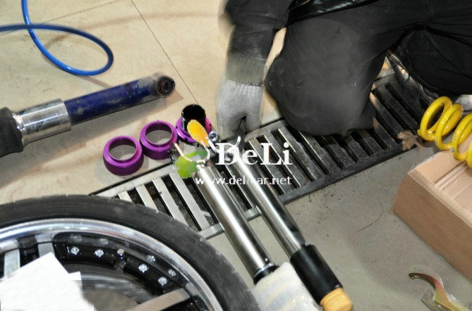 大連德利汽車改裝CTS改裝KW V3避震鮑魚剎車改裝輪轂