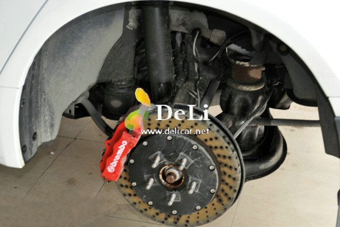 大連德利汽車改裝CTS改裝KW V3避震鮑魚剎車改裝輪轂