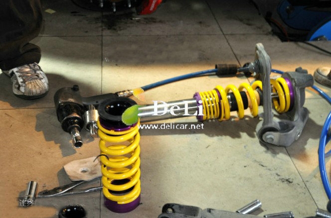 大連德利汽車改裝CTS改裝KW V3避震鮑魚剎車改裝輪轂