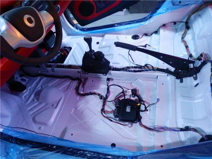 奔馳smart全車隔音+古登音響【沃富林汽車音響改裝】