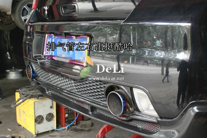 大連德利汽車改裝雨燕1.3改裝UPSOAR178小四剎車套裝作業(yè)圖