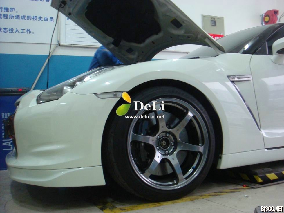 大連德利汽車改裝GTR35 Alcon剎車RAYS輪轂