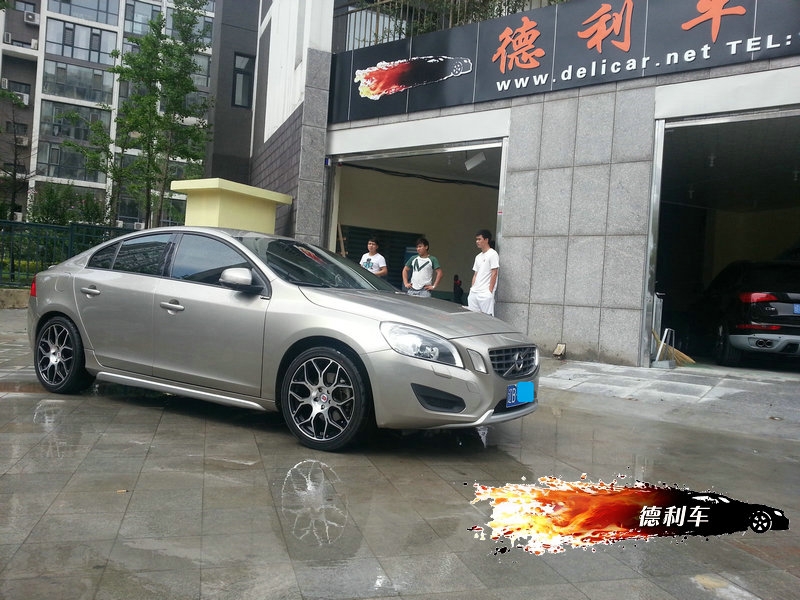 大連德利汽車改裝沃爾沃S60改裝HRE P90鋼圈