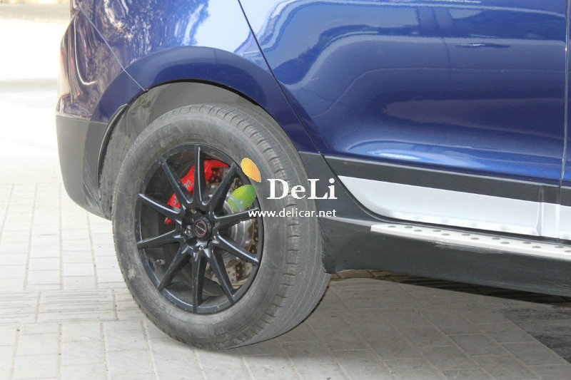 大連德利汽車改裝現(xiàn)代IX35升級UPSOAR前后剎車效果圖