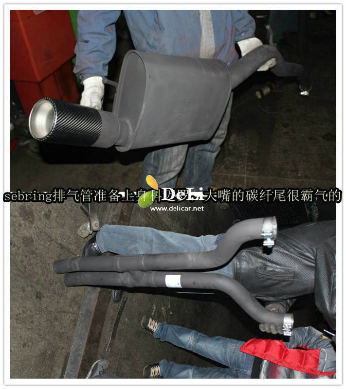 大連德利汽車改裝科邁羅變形記-升級(jí)前后剎車排氣作業(yè)