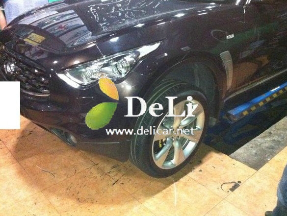 大連德利汽車改裝FX35改裝AP剎車改裝排氣