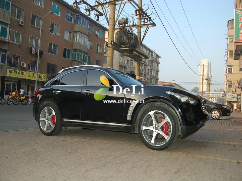 大連德利汽車改裝FX35改裝鮑魚剎車前6后4