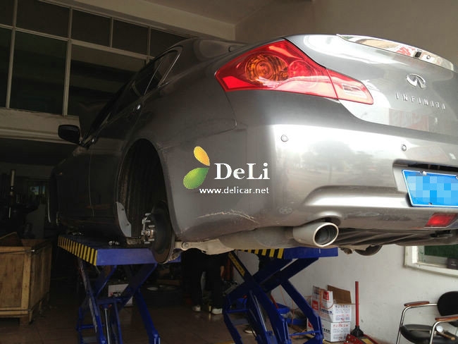 大連德利汽車改裝G25改D2避震