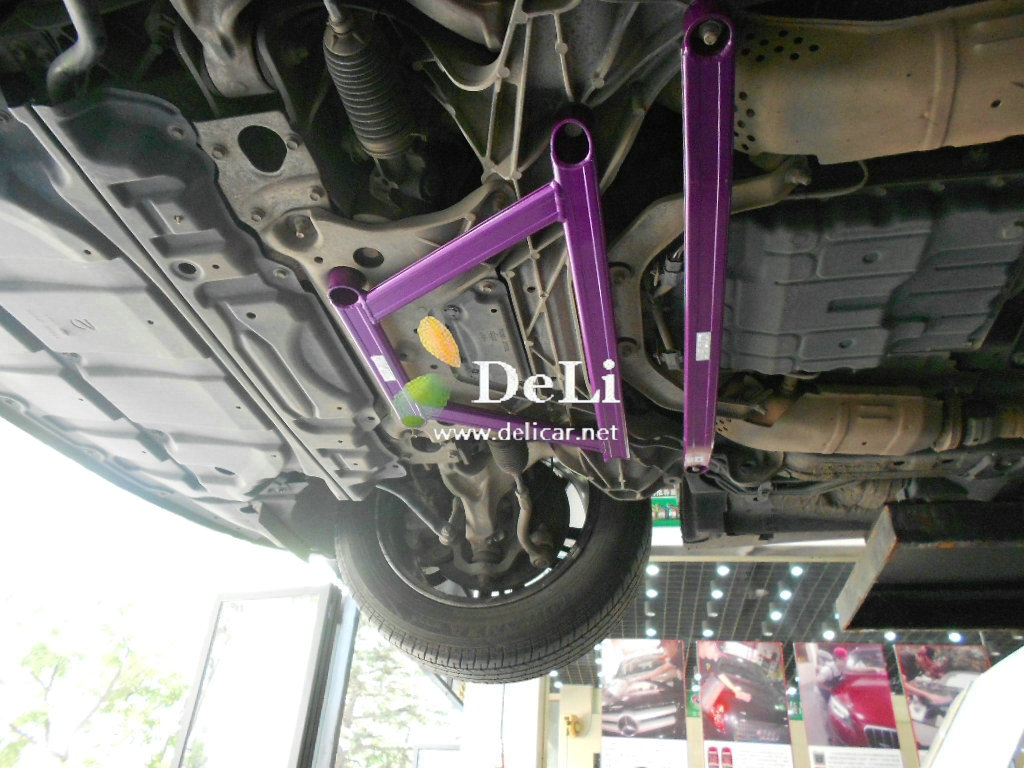 大連德利汽車改裝G25改FGK排氣KN69進氣獅特拉桿