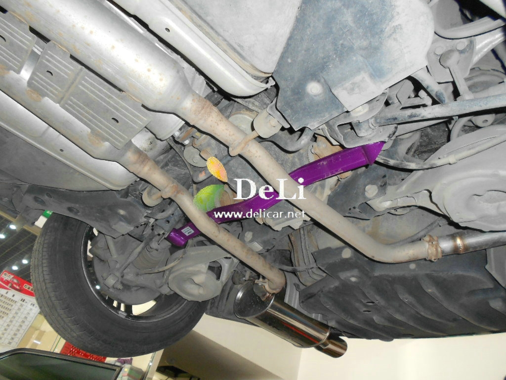 大連德利汽車改裝G25改FGK排氣KN69進氣獅特拉桿