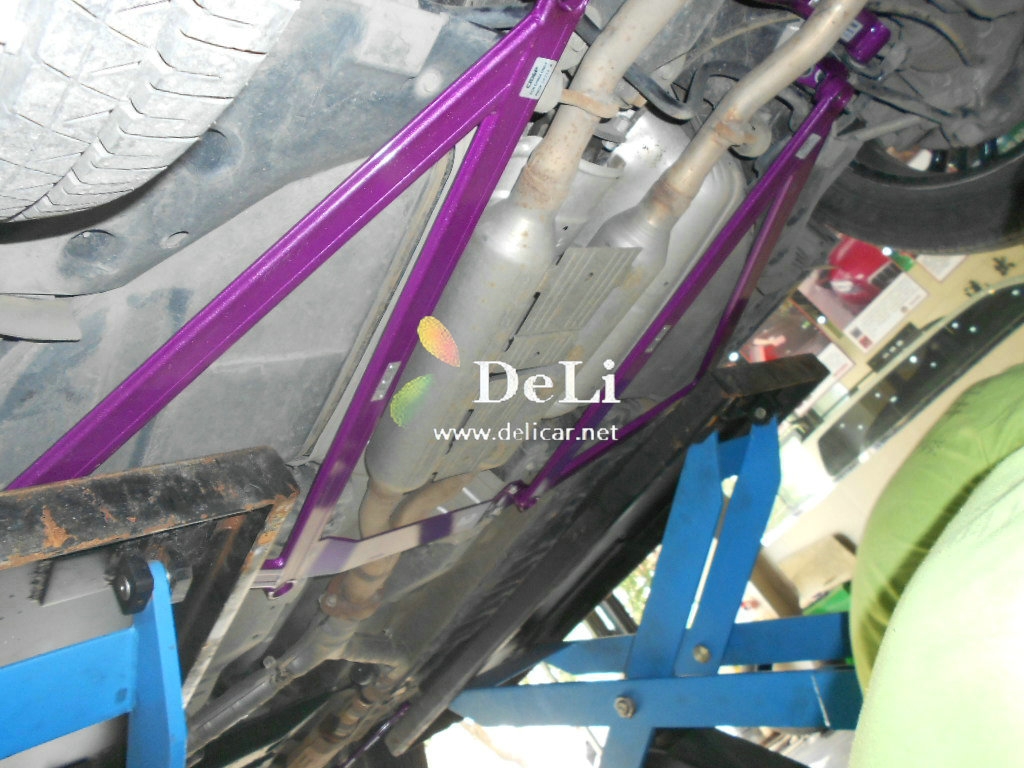 大連德利汽車改裝G25改FGK排氣KN69進氣獅特拉桿