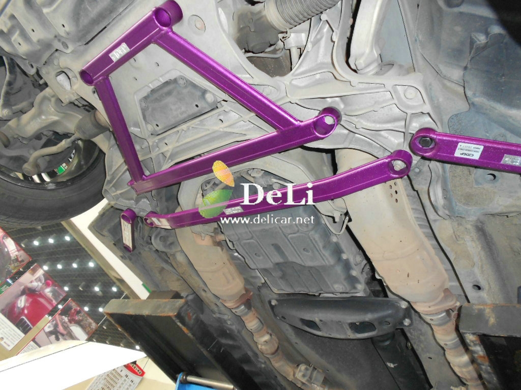 大連德利汽車改裝G25改FGK排氣KN69進氣獅特拉桿