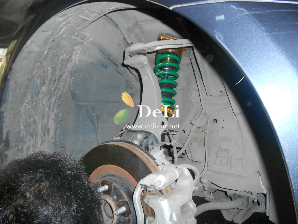 大連德利汽車改裝G25改TeinCS避震