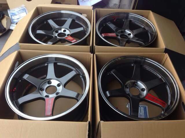 RAYS、TE37SL、19寸9·5J、ET22：后10·5J、ET22、5X120、M3專用、