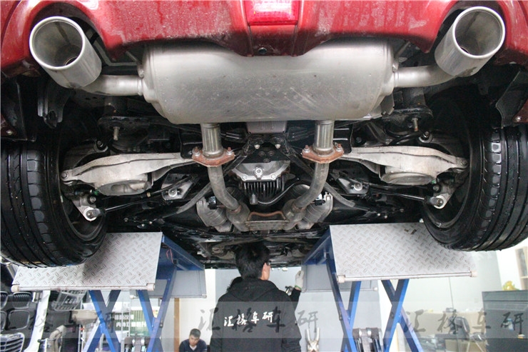 日产Nissan 370Z改装美国Magnaflow芒果排气--长沙汇格车研汽车改装